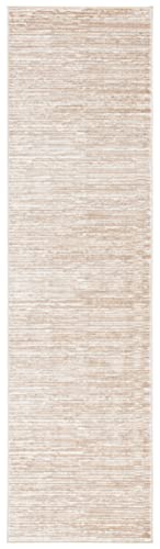 SAFAVIEH Vision Collection Runner Rug - 2'2" x 6', Cream, Modern Ombre Design, Non-Shedding & Easy to Clean, Ideal for Entryway, Foyer, Bedroom (VSN606F) - color: Creme, size: 2'2" x 6' (Runner)