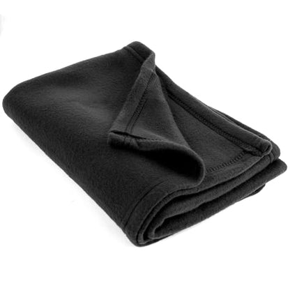 50x60 Throw Blankets, Ultra Soft Hypoallergenic Fleece Fall Throw Blanket for Livingroom, Couch, Chair, Bed, Black - color: Solid Black