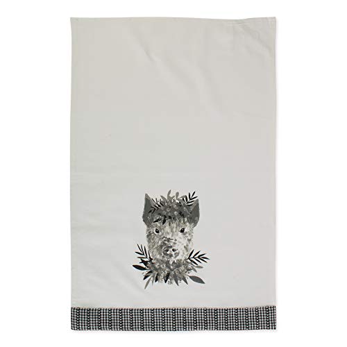 DII Home Sweet Farmhouse Kitchen Collection, Dishtowel Set, 18x28, Farm Animals, 3 Count - color: Farm Animals, size: Dishtowel Set, 18x28"