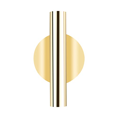 Modern Dried Flower Holder - Wall Mounted Flower Tube for Display on Door, Wall, Porch - color: Gold