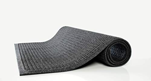 Guardian EG020304 EcoGuard Indoor/Outdoor Wiper Mat, Rubber, 24 x 36, Charcoal