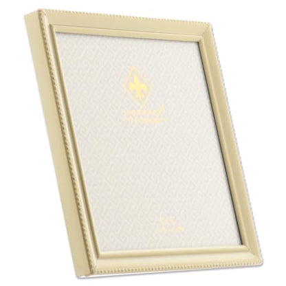 Lawrence Frames Bead Border Design, 5x5, Satin Gold - color: Satin Gold, size: 5x5