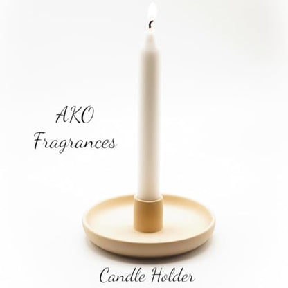 4 in 1 Incense Burner Holder - Multi-Purpose Ceramic Incense Stick Holder, Palo Santo Holder for Clean Burning, Sage Meditation Burner Set, Candle Holder for Aromatherapy (Matte Beige) - color: Matte Beige