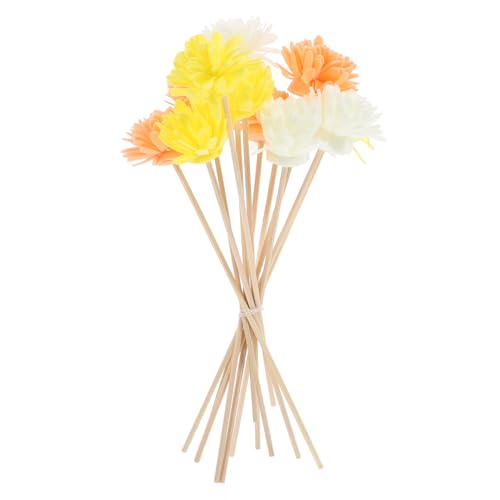 Didiseaon 12Pcs Dried Flower Diffuser Sticks Refill Flower Reed Diffuser Sticks Replacement Reeds for Essential Oil Bottles Aromatherapy Home Fragrance Decorative Sticks