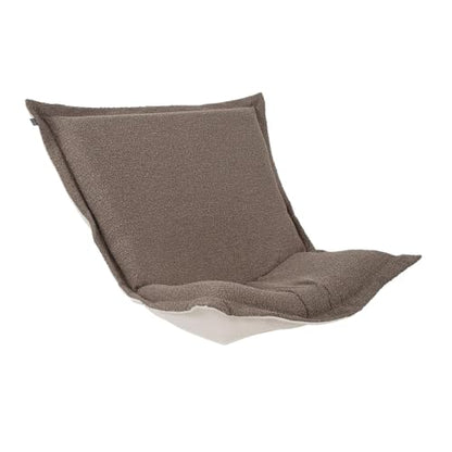 Howard Elliott Collection Scroll Puff Cushion – Luxury Removable Boucle Polyester Cushion, Hand Finished, Indoor Use, Fits Scroll Chair, Rocker & Ottoman, 19.3H x 15.7W x 2.8D in, Chocolate & Natural - color: Brown, size: 7"D x 40"W x 49"H