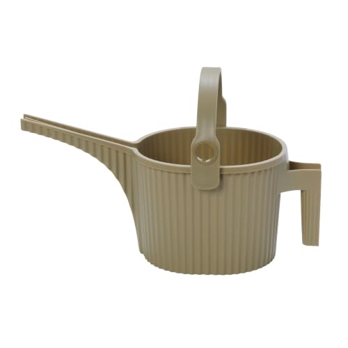 Martha by Martha Stewart Hachiman Small Watering Can with Widened Spout | 1.5 L Plant Watering Can for Indoor and Outdoor Plants, Hands-Free Filling, 13.3" × 5.3", Olive - color: Olive, size: Small