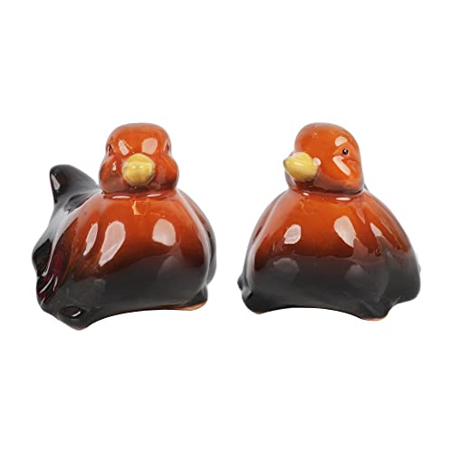 Ceramic Bird Salt and Pepper Shaker Collectors Kitchen Decor - Brown Duck - color: Brown Duck