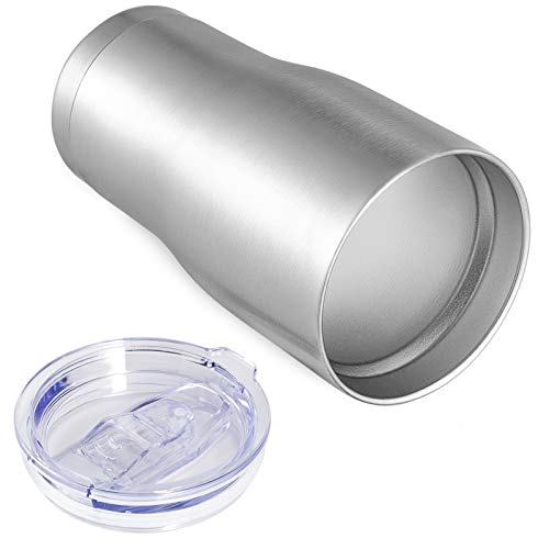 VEGOND 20oz Tumbler Stainless Steel Tumbler Cup with Lid And Straw Vacuum Insulated Double Wall Travel Coffee Mug(Stainless 6 Pack) - color: Stainless, size: 6 Count (Pack of 1)