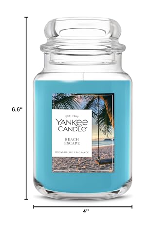 Yankee Candle Beach Escape Scented Candle, 22oz Large Jar with up to 150 Hour Burn Time, Giftable - color: Beach Escape, size: 22 oz