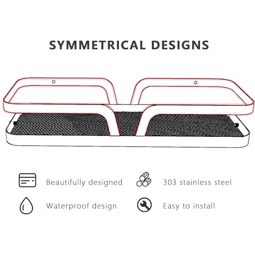 Taozun Paper Towel Holder with Shelf, Kitchen Paper Holder Spice Rack Black Paper Towel Roll Holder RV Paper Towel Rack with 4 Hooks(2 Installation Methods - Self-Adhesive and Drilling) - style: SP004 Black