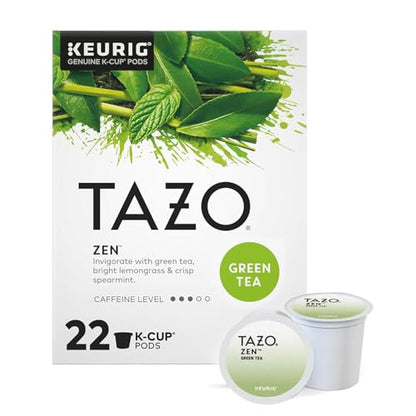 TAZO Tea Bag K-Cup Pods, Awake English Breakfast & Zen 22 CT (2ea) (Variety Pack) - size: 22 Count (Pack of 2) Awake & Zen Variety