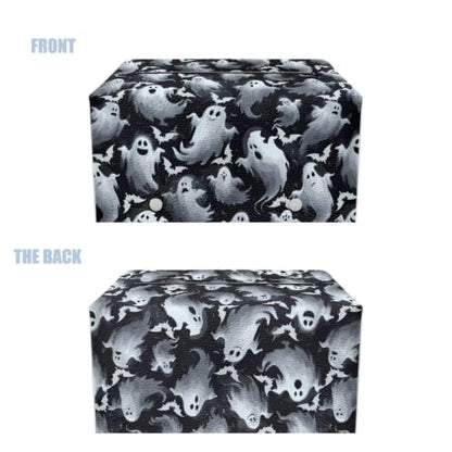Ghost Bat Pu Leather Tissue Box Cover Modern Rectangular Tissue Box Tissue Box Cover Holder for Bathroom Living Room Bedroom Vanity Countertop Night Stands Office Desk - color: Ghost Bat5