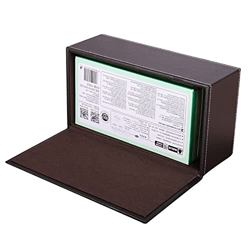 High-end Fashion Pu Leather Tissue Box Holder Business Black,Rectangular Tissue Box Cover,Napkin Holder Drawer Paper Dispenser,Home Office car Tissue Holder with Magnetic Bottom (Brown) - color: Brown