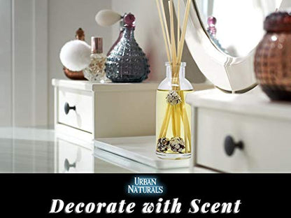 Reed Diffuser Set, Frosted Pinecones - Bathroom Shelf Décor | Holiday Scented, Pine, Cinnamon, Clove, Cedar wood, Sandalwood and Vanilla Bean Scent Notes - color: Frosted Pinecones