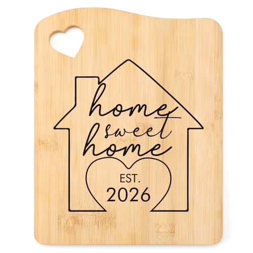 House Warming Gifts New Home, New Home Essentials Cutting Board | Housewarming Gifts, New Apartment New Home Gift Ideas for Homeowner, Friend, Neighbor, Home Sweet Home 2026 Kitchen decor - color: House Warming