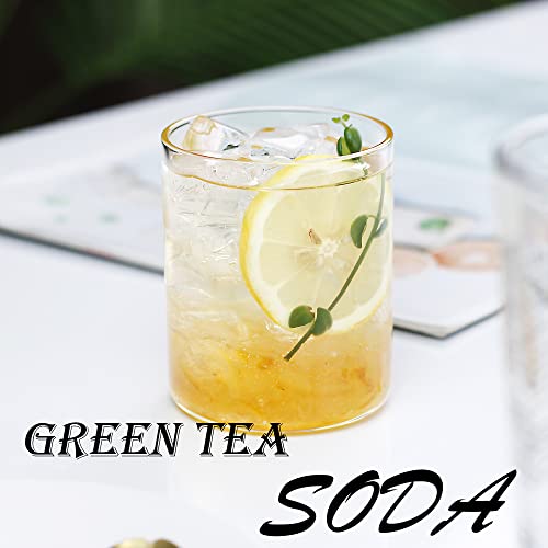 LUXU Drinking Glasses 15 oz,4pc Thin Highball Glass,Clear Short Beer Glass | Lead-Free Glassware,Clear Everyday Drinkware,Water Glasses,Mojito Glass Cups,Bar Glassware,and Mixed Drink Cocktail Glass Set - style: 15 OZ highball glass