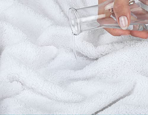 American Soft Linen 100% Cotton Luxury Turkish Towels, 4 PC Bath Towel Set | Soft Absorbent Quick Dry OEKO Tex Standard 100 Certificated Durable Machine Washable Premium Hotel Quality - color: Bright White, size: 27"x54"