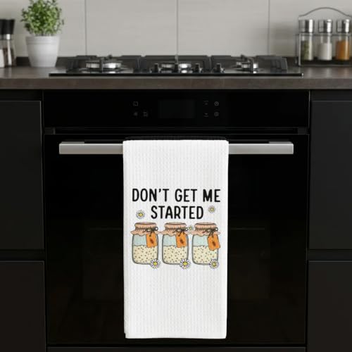 Sourdough Baking Gifts Dish Towels for Women Hostess, Sourdough Bakers Gifts Waffle Weave Kitchen Towels for Bread Lover - color: Baking