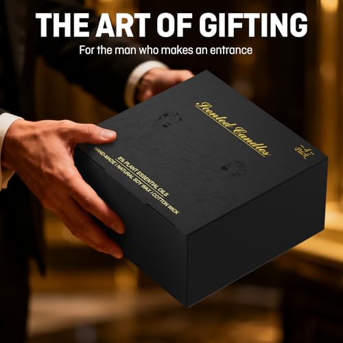 Men’s Scented Candles Set – Soy Wax Aromatherapy Candles for Men, Masculine Scented Candles with Essential Oils, Long Lasting Strong Scent, Luxury Gift Candles for Men,Dad,Him (31oz) - size: 31oz