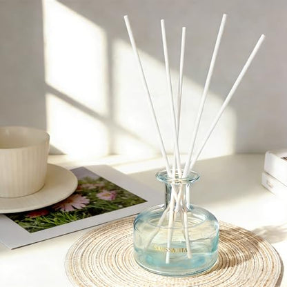 11 inch Diffuser Sticks 100 Pack, Diffuser Reeds Sticks Refill for Home and Bathroom, Diffuser Reeds Sticks for Scented Diffuser White - color: White