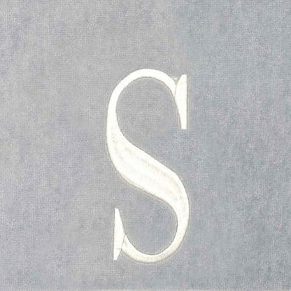 Avanti Linens - Towel Set, Soft & Absorbent Cotton, Embroidered Bathroom Decor, Set of 5 (Monogram Collection, Initial S) - style: S