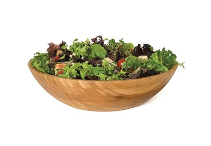 Lipper International Bamboo Wood Salad Bowl - size: Large, style: Single Bowl