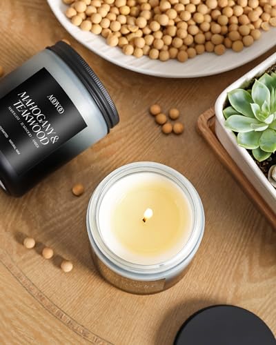 AOOVOO Scented Candles Set - 6 Pack Men Candles for Home Scented | 42 oz Soy Wax, 300 Hour Long Lasting Candle, Aromatherapy Candle Birthday, Christmas, Valentine, Gift Set for Men - size: 6 Pack Candles