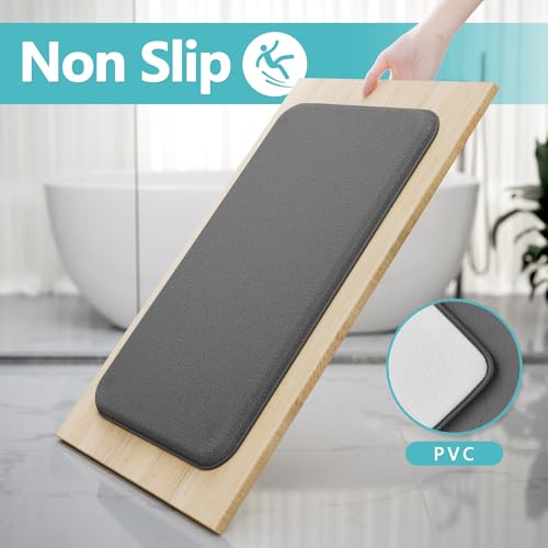 Bathroom Rugs Extra Soft Memory Foam Bath Mat Sets 3 Piece Non Slip Absorbent & Dry Living Mat Sets Washable Bath Carpets with Toilet Rug,Bath Rugs for Bathroom,Tub,Shower,Kitchen,Bedroom - color: Graphite Gray