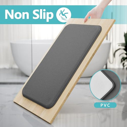 Bathroom Rugs Extra Soft Memory Foam Bath Mat Sets 3 Piece Non Slip Absorbent & Dry Living Mat Sets Washable Bath Carpets with Toilet Rug,Bath Rugs for Bathroom,Tub,Shower,Kitchen,Bedroom - color: Graphite Gray
