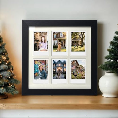 Polaroid Picture Frame Collage 2x3 Instax Mini Film - 6 Openings - size: 10×10