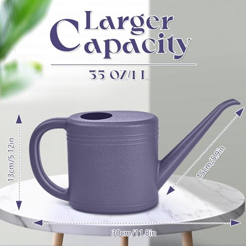 Grip Watering Can for Garden Indoor Plants Outdoor Plant House Flower - 1/4 Gallon - Purple - color: Purple