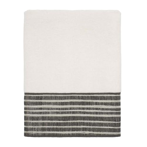 Avanti Linens - 3pc Towel Set, Soft & Absorbent Cotton Towels (Weston Collection, White) - color: White, size: 3 Pack Towels