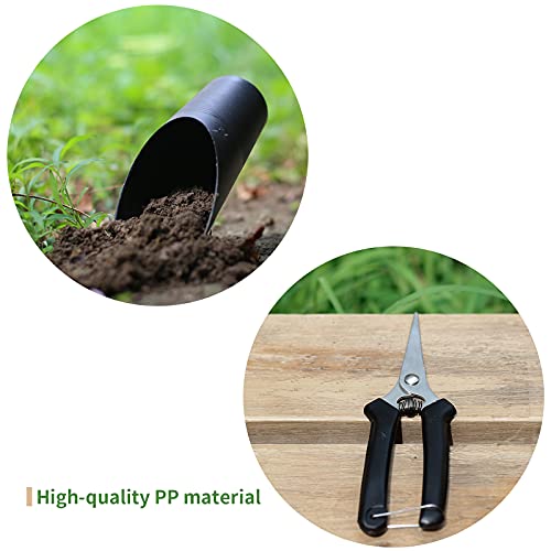 5 Pcs Succulent Tools, Mini Garden Tools, Small Indoor Plant Repotting Set | Pruning Scissors as Plant Accessories, Gardening Hand Tools Kit for Seedling Soil,Caring Succulent,Houseplant,Bonsai - style: Luxury Garden Tools