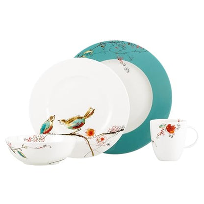 Lenox Chirp 4-Piece Place Setting, 5.1 LB, Multi - style: 4-Piece Place Setting