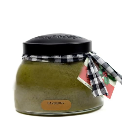 A Cheerful Giver — Bayberry - 22oz Mama Scented Candle Jar with Lid - Keepers of the Light - 125 Hours of Burn Time, Gift for Women, Green - size: 22 oz