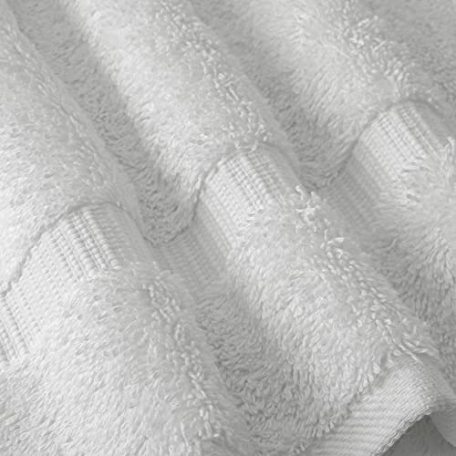 Chakir Turkish Linens 6 Piece Hand Towels, 100% Cotton Luxury Turkish Towels for Bathroom, Soft Absorbent Hand Towel Set, 16 x 30 Inches, White - color: White