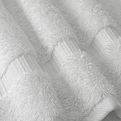 Chakir Turkish Linens 6 Piece Hand Towels, 100% Cotton Luxury Turkish Towels for Bathroom, Soft Absorbent Hand Towel Set, 16 x 30 Inches, White - color: White