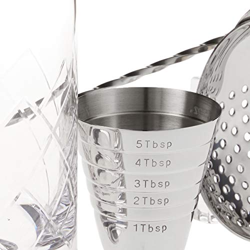 Barfly Classic Cocktail Stirring Set, Stainless Steel (M37132)