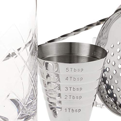 Barfly Classic Cocktail Stirring Set, Stainless Steel (M37132)