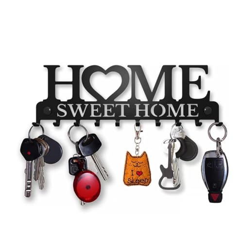 1pc Key Holder for Wall Mount Metal Hanger for Front Door, Kitchen Store House, Work, Car, Vehicle Keys Vintage Decor