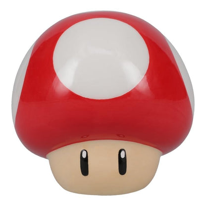 Super Mario Brothers Mushroom Salt and Pepper Shakers Officially Licensed Nintendo Red & Green 1-Up Ceramic Set for Kitchen & Home Decor, Housewarming Gift for Movie and Gaming Fans | Paladone