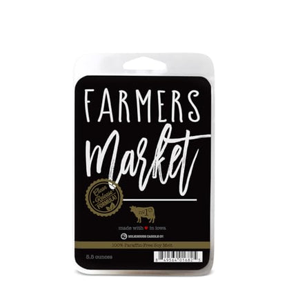 Milkhouse Farmers Market Soy Wax Melts for Wax Warmer, 5.5 oz | Clean-Burning, Premium Fragrance Oil, Made in the USA - color: Farmers Market