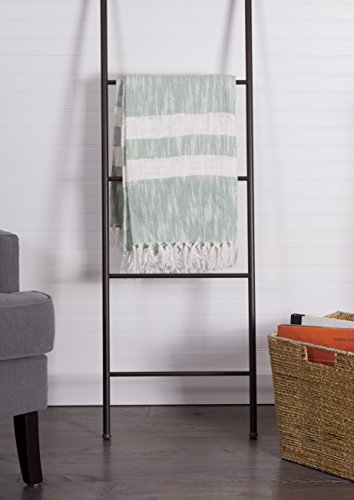 DII Mid-Century Modern Slub Stripe Woven Throw, Mint, 50x60 - color: Mint