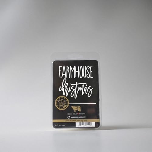 Milkhouse Farmhouse Christmas Soy Wax Melts for Wax Warmer, 5.5 oz | Clean-Burning, Premium Fragrance Oil, Made in the USA - color: Farmhouse Christmas