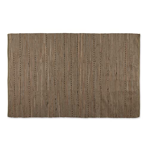 DII Chindi Home Collection Handwoven Multicolor Area Rag Rug, 4x6', Stone - color: Stone, size: 4' x 6' (Rectangular)