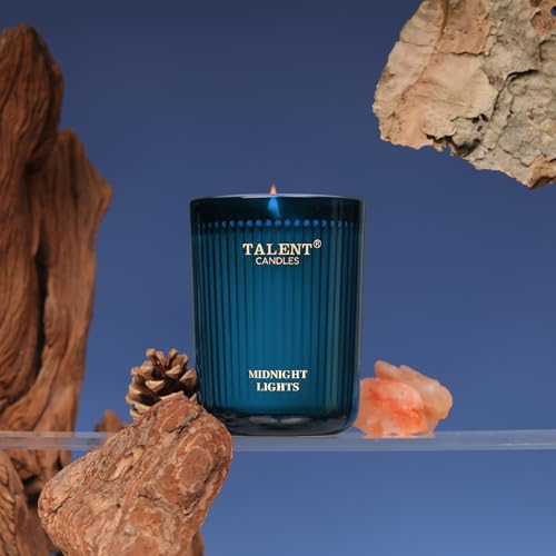 Talent Candles Jar Candles for Home Scented, Aromatherapy Candles Gifts for Women & Men, Natural Soy Candle, 8.4oz Traditional Style, Midnight Lights, GG79106NL-ML - color: Midnight Lights