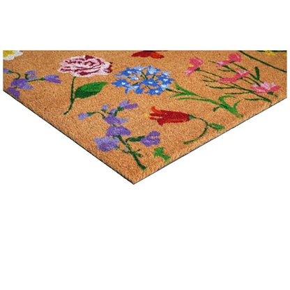 Calloway Mills Butterfly Garden Doormat (24" x 36") - color: Butterfly Garden, size: 2' x 3' (Rectangular)