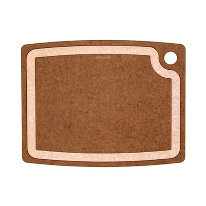 Epicurean Gourmet Series 14.5" × 11.25" Cutting Board in Nutmeg/Natural - color: Nutmeg/Natural, size: 14.5"L x 11.3"W