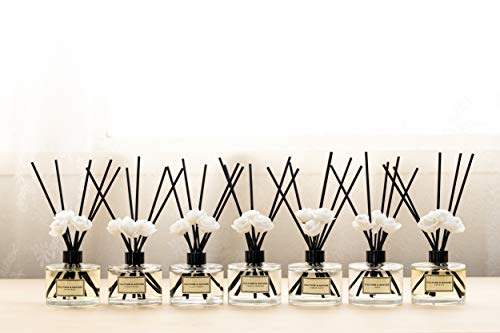 CULTURE & NATURE Reed Diffuser Set 6.7oz (200ml) Vanilla Scented Diffuser with Sticks Home Fragrance Reed Diffuser for Bathroom Shelf Decor - size: 6.7 oz