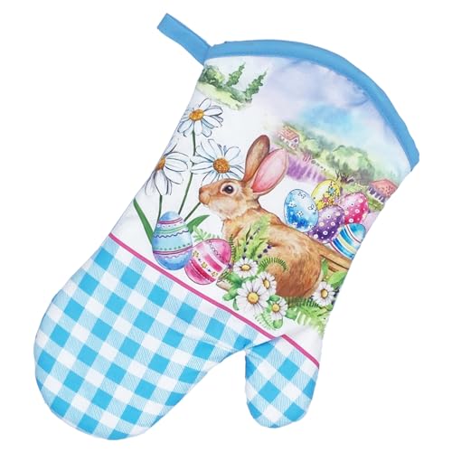 Oven Mitts and Pot Holders - Kitchen Towels and Dish Cloths Sets - Oven Mitts - Tea Towels - Dish Cloths Set (Easter) - color: Easter